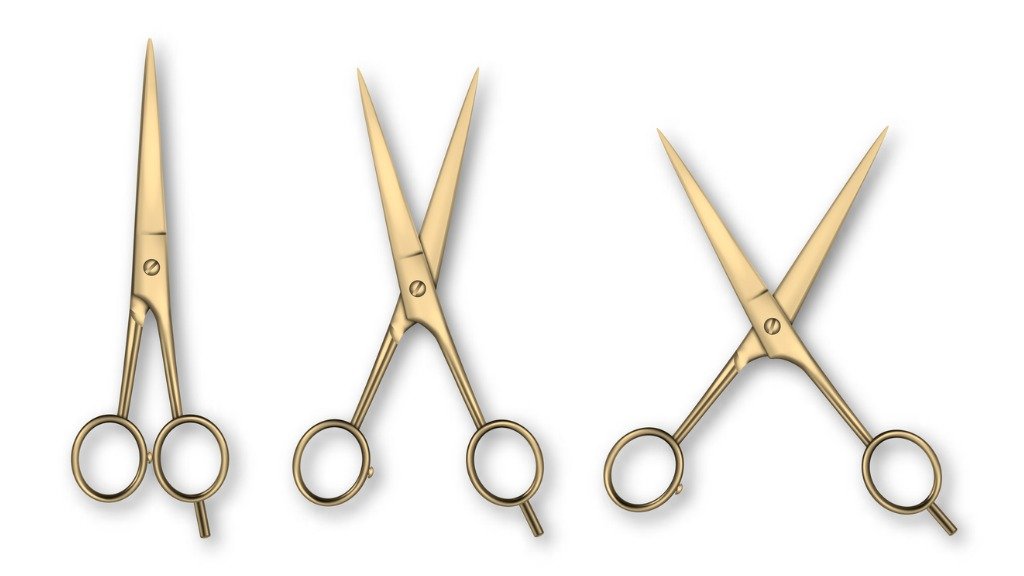 scissors cutting