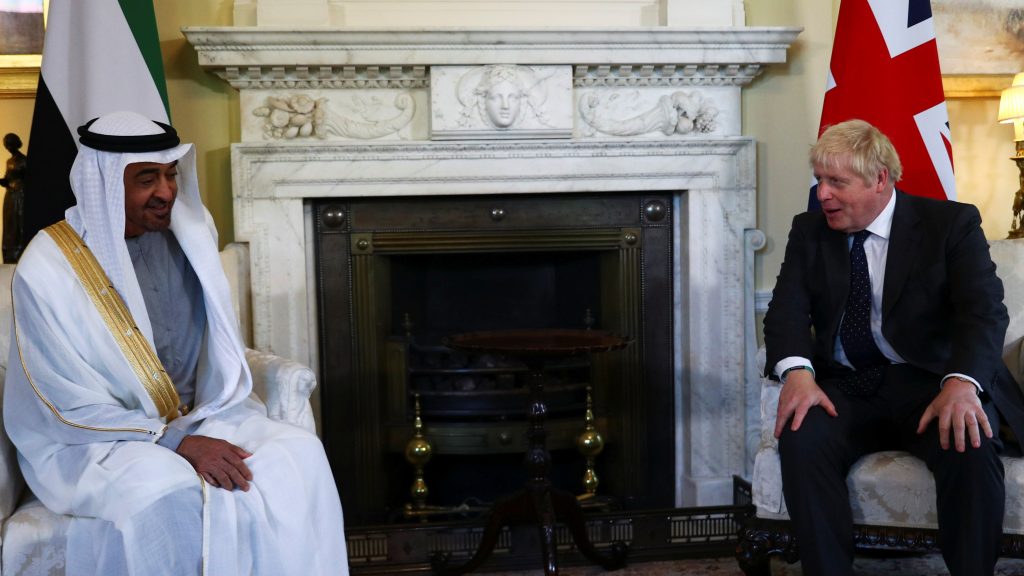 Boris Johnson meets the Crown Prince of Abu Dhabi