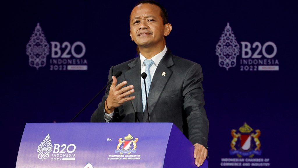 G20 Indonesia Bahlil Lahadalia