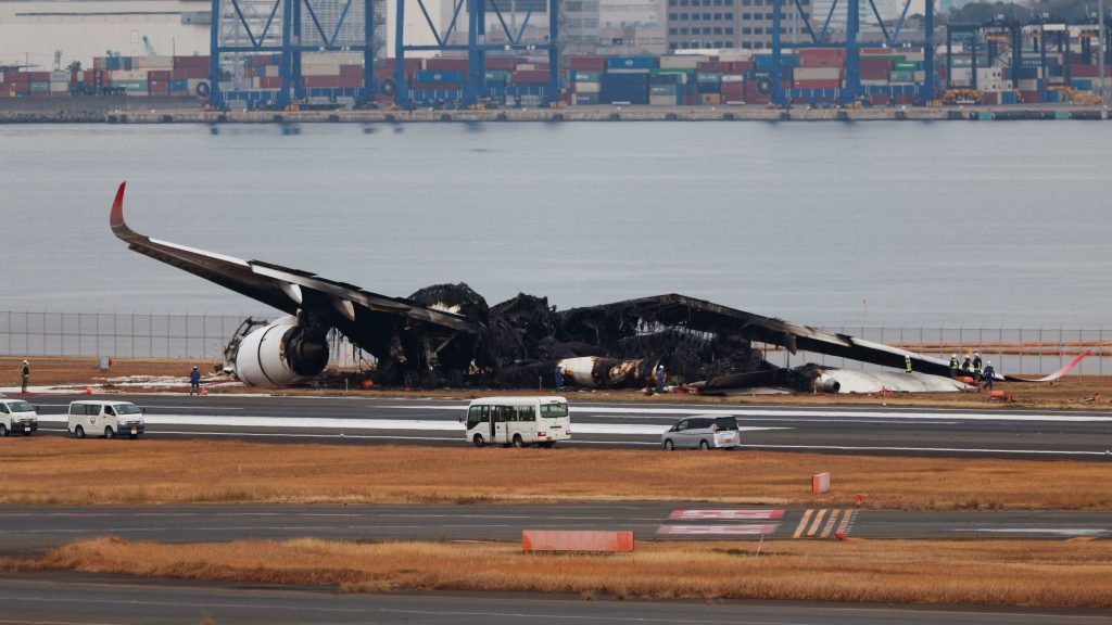 Japan airport crash