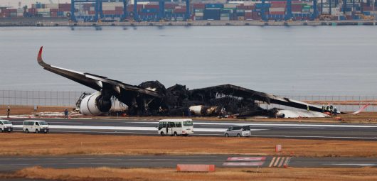 Japan airport crash