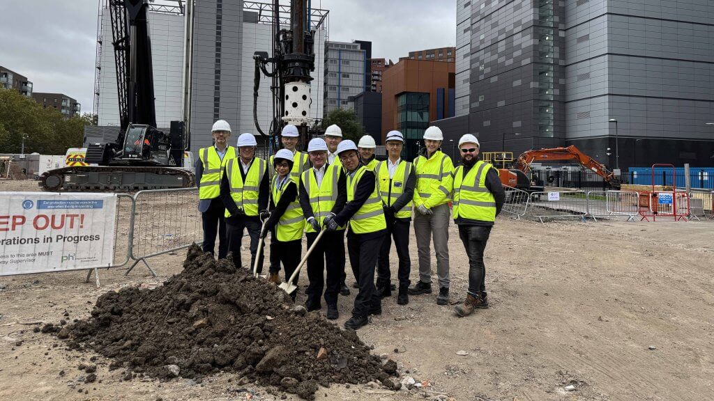 Telehouse West Two Breaking Ground