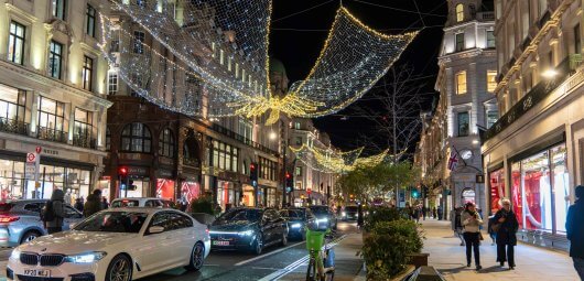 Christmas London shopping