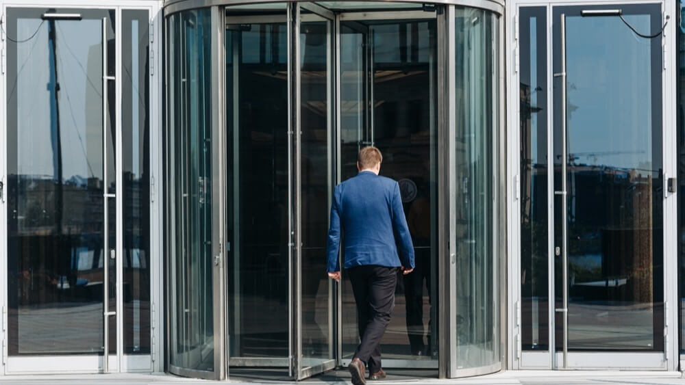revolving door